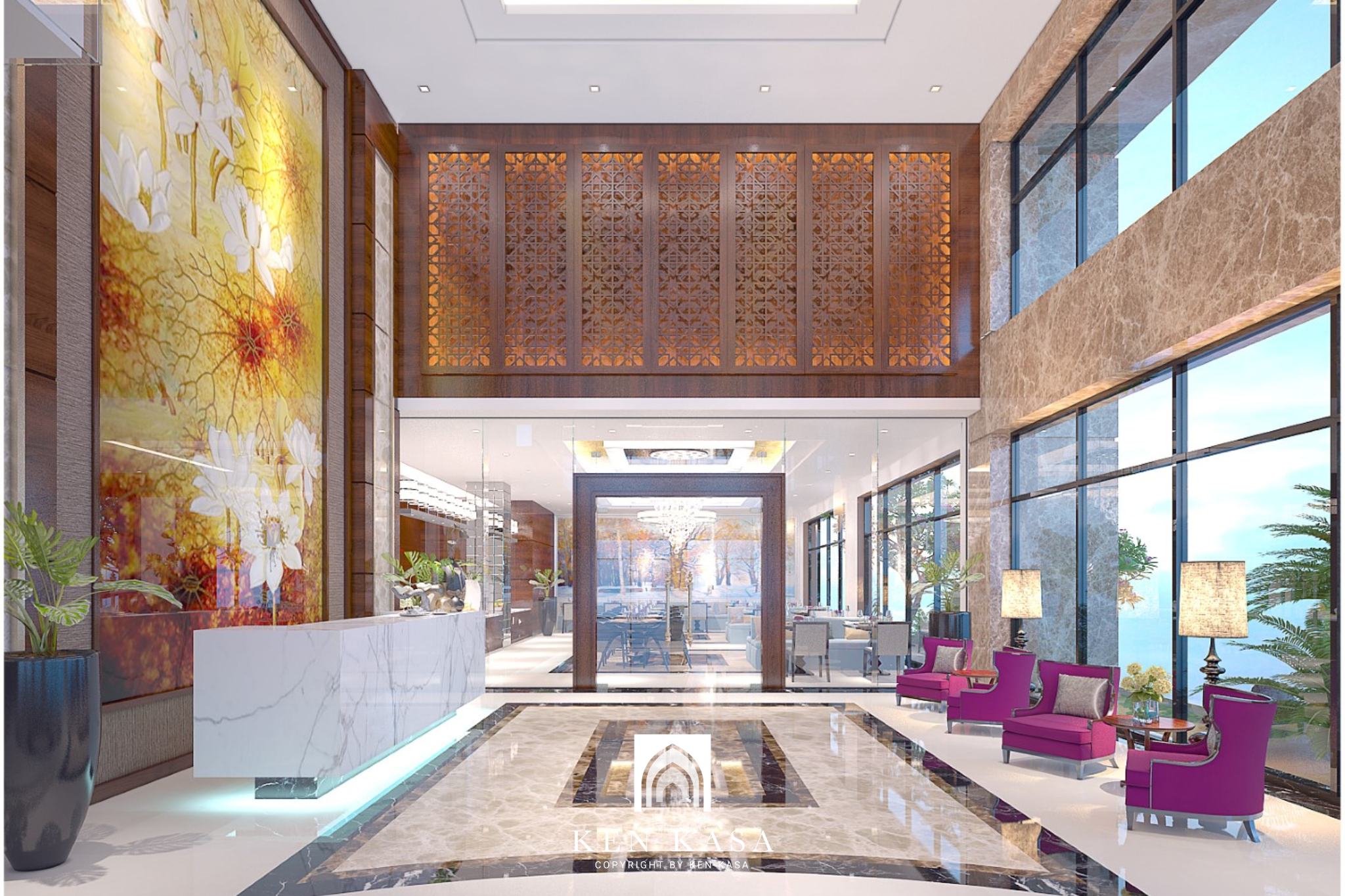 sảnh khách sạn MT Collection Hotel 